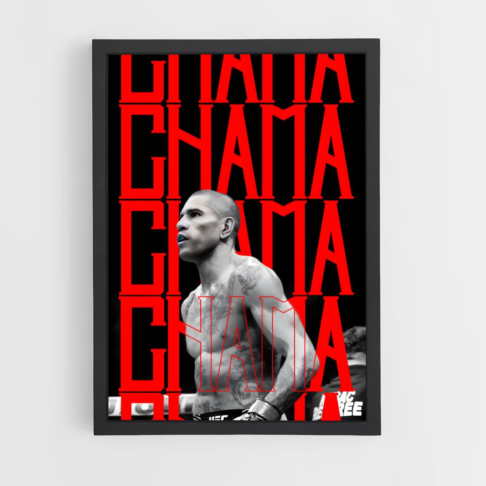 Poster Alex pereira découle – affiche MMA (vue 2)